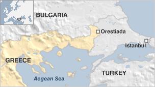 Greece/Turkey map