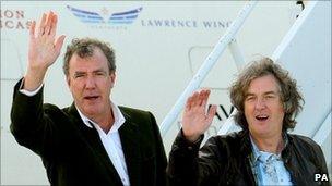 Jeremy Clarkson and James May