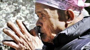 File photo of Mbah Maridjan, Mount Merapi's spiritual gate keeper - 17 May 2006.