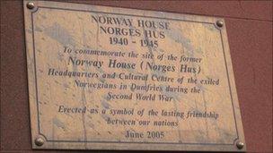 Norwegian army plaque