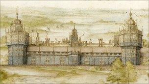 Painting of Nonsuch Palace