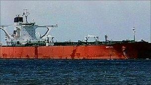 The Samho Dream oil tanker (file image)