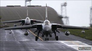 Tornado jets at RAF Lossiemouth