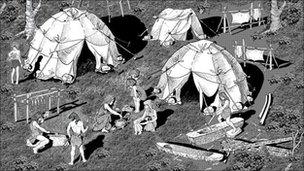 Stone Age camp