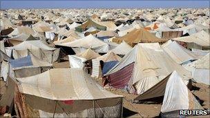 Sahrawi camp outside Laayoune, Western Sahara (6 Nov 2010)