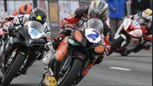 North West 200 motorcyclists