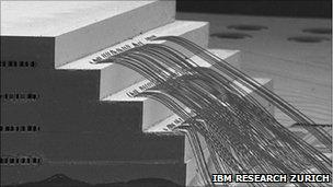 Interlayer cool chip stack (Pic: IBM)