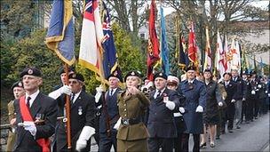 Guernsey Remembrance Day Parade 2009