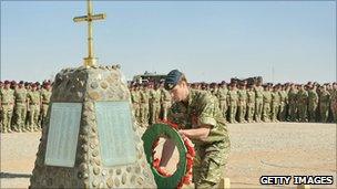 Prince William at Camp Bastion