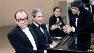Morecambe and Wise with Andre Previn
