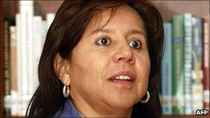 Maria Pilar Hurtado, file pic from 2010