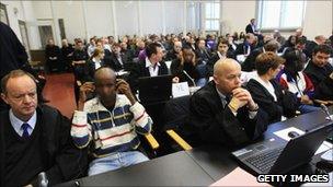 Opening of a trial in Hamburg of 10 suspected Somali pirates (22 November 2010)