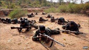 Maoist rebels in India
