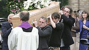 David Foulkes' funeral