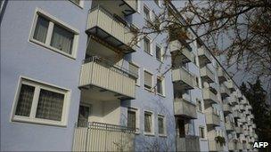 The block of flats in which Nazi war criminal Klaas-Carel Faber lives