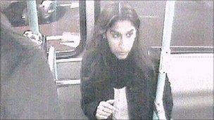 Geeta Aulakh in a bus on the day of the murder