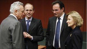 Finance ministers from Italy, Spain, Greece and Luxembourg