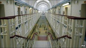 Interior of Wakefield prison