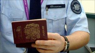 passport control
