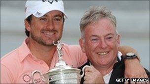 Graeme McDowell with father Kenny