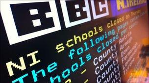 BBC online system for notifying school closures BBC News