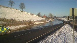 A494 Mold-Ruthin road (Picture by Denbighshire council)
