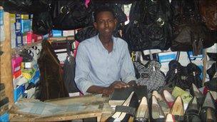 A trader in Eastleigh