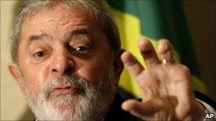President Lula da Silva in Rio de Janeiro, 3 December 2010