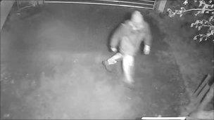 CCTV image of tree theft