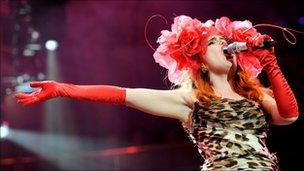 Singer Paloma Faith performs at The Prince's Trust Rock Gala 2010