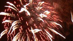Fireworks at the Bristol Harbour Festival