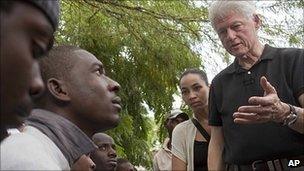 Bill Clinton in Port-au-Prince