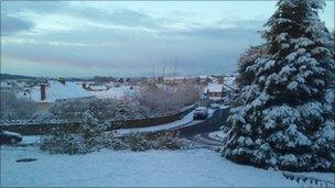 Snow in Weston-super-Mare 17 December