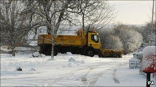 Gritter in Northumberland