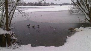 Helen Niebuhr's picture of Witney Lakes on Sunday