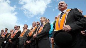 Orange Order members