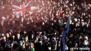 English Defence League demo in Preston