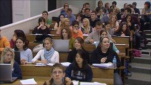 university lecture