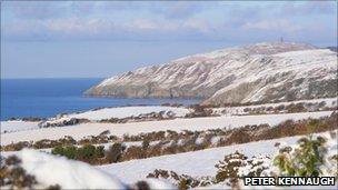 Snow on the Isle of Man