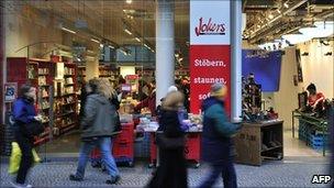 Shoppers in Berlin