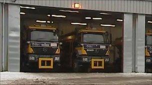 Gritting depot, Anglesey