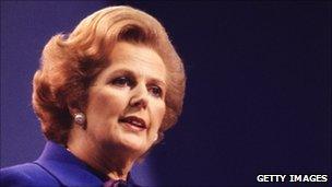 Margaret Thatcher in 1980