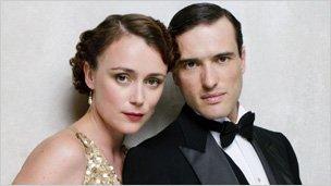 Keeley Hawes and Ed Stoppard in Upstairs Downstairs