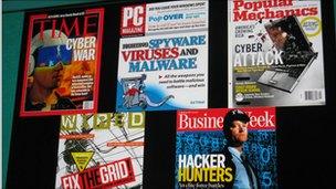 front covers of magazines on security