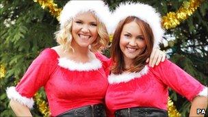 EastEnders actresses Charlie Brooks and Lacey Turner