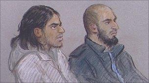 The two defendants from London