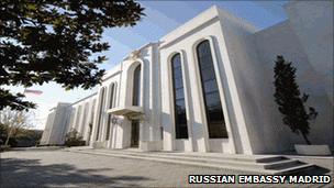 Russian embassy in Madrid (image from embassy's website)