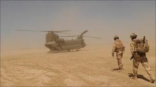 British troops in Afghanistan