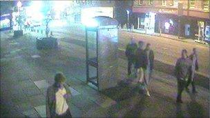 CCTV image of teenagers police want to speak to in connection with Colin Hughes' death