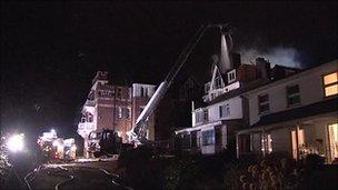 Fortfield Hotel fire